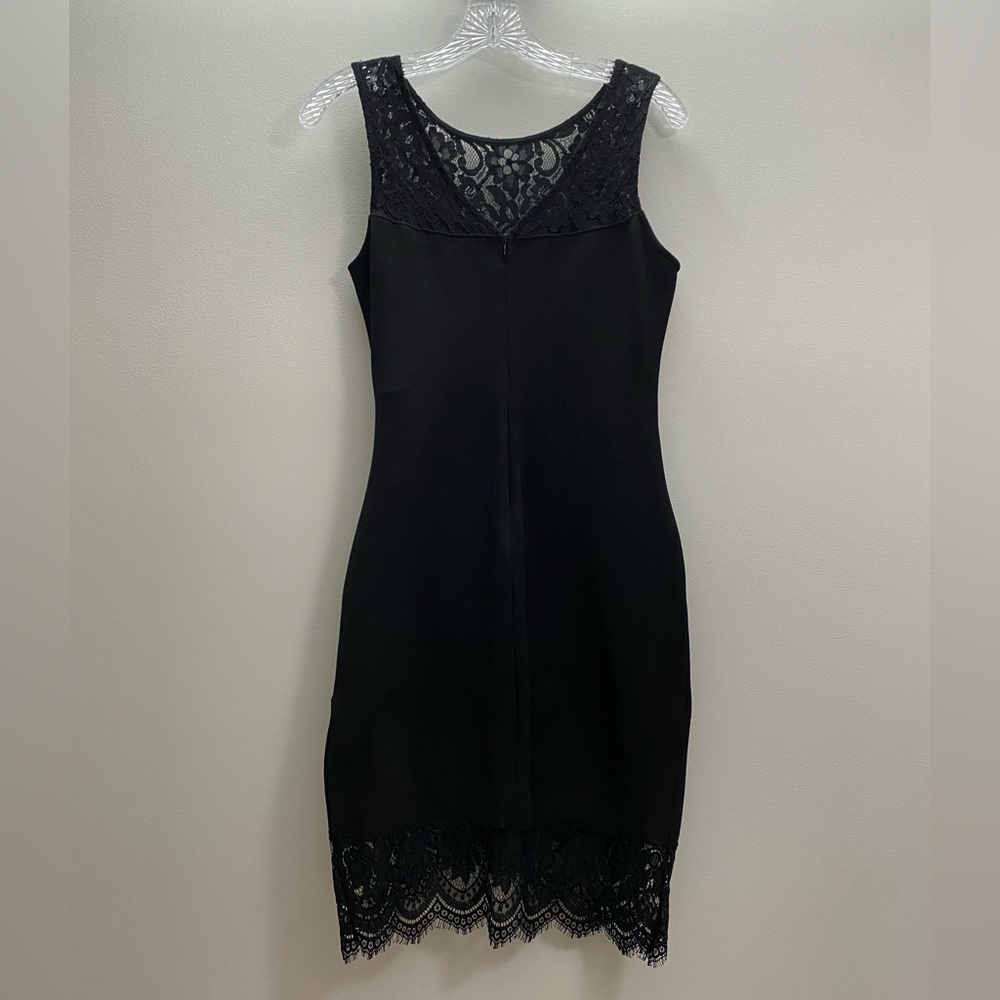 Eclipse Black Lace Mini Dress